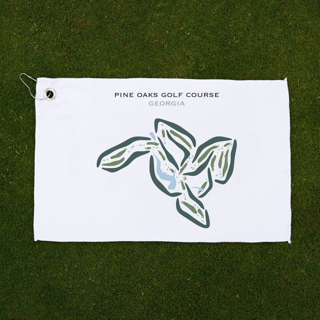 Pine Oaks Golf Course, Georgia - Printed Golf Courses