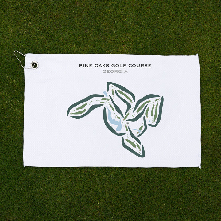 Pine Oaks Golf Course, Georgia - Printed Golf Courses