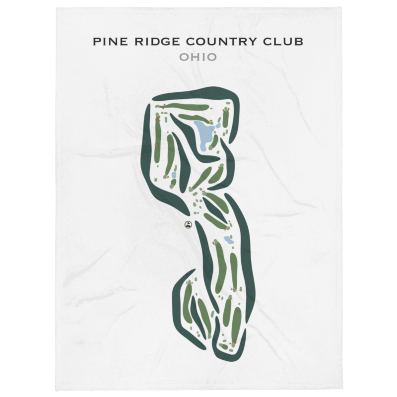 Pine Ridge Country Club, Ohio - Printed Golf Courses