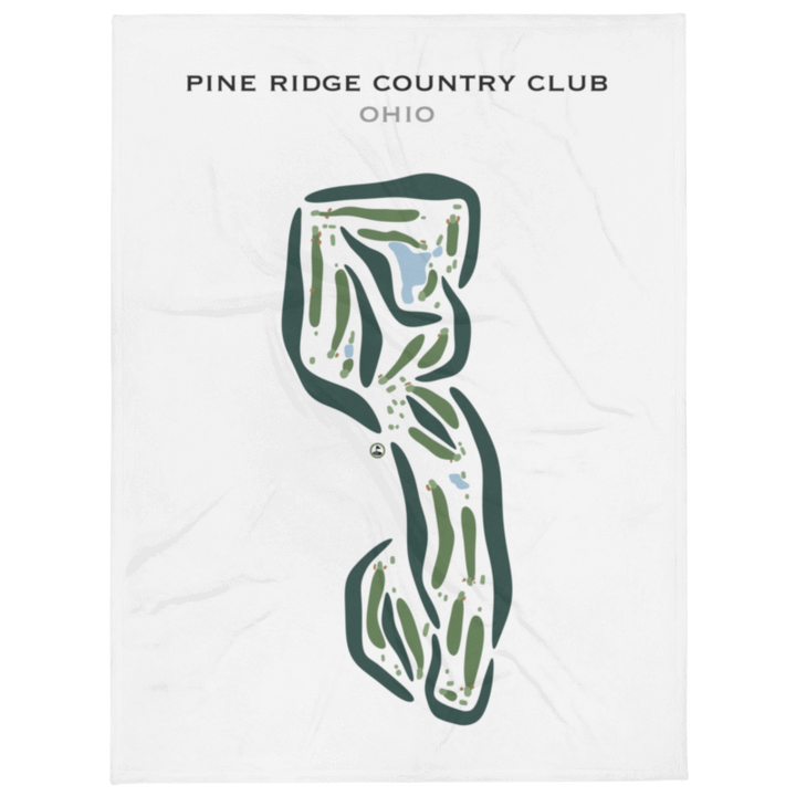 Pine Ridge Country Club, Ohio - Printed Golf Courses