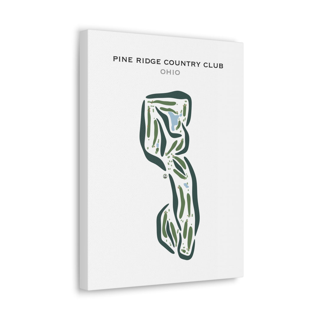 Pine Ridge Country Club, Ohio - Printed Golf Courses