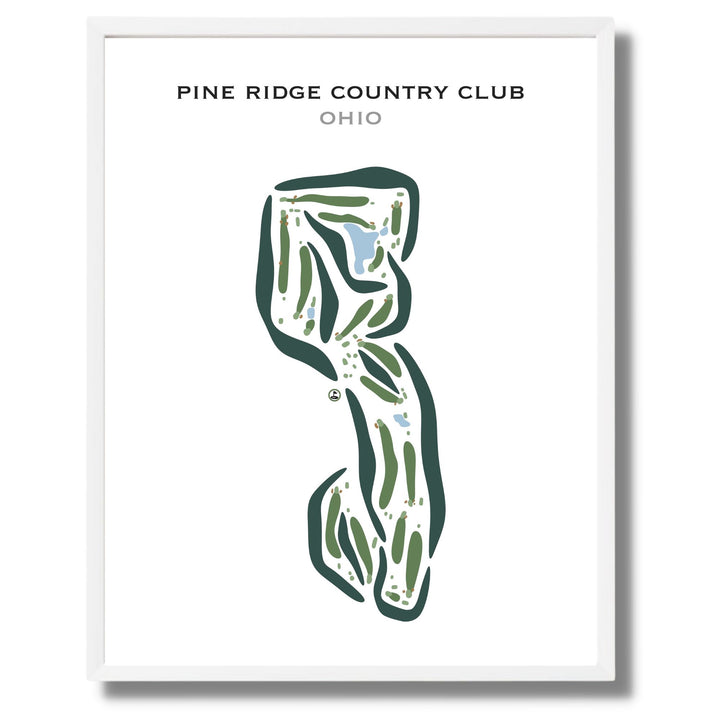 Pine Ridge Country Club, Ohio - Printed Golf Courses