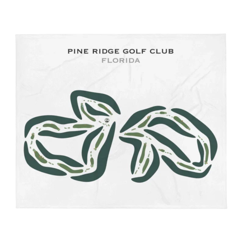 Pine Ridge Golf Club, Florida - Printed Golf Courses
