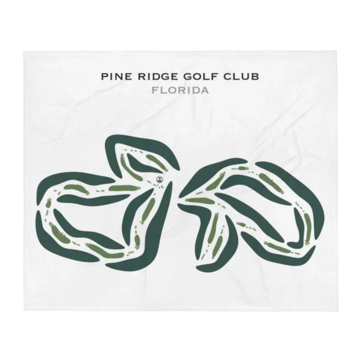 Pine Ridge Golf Club, Florida - Printed Golf Courses