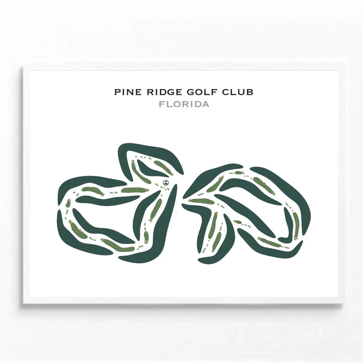 Pine Ridge Golf Club, Florida - Printed Golf Courses