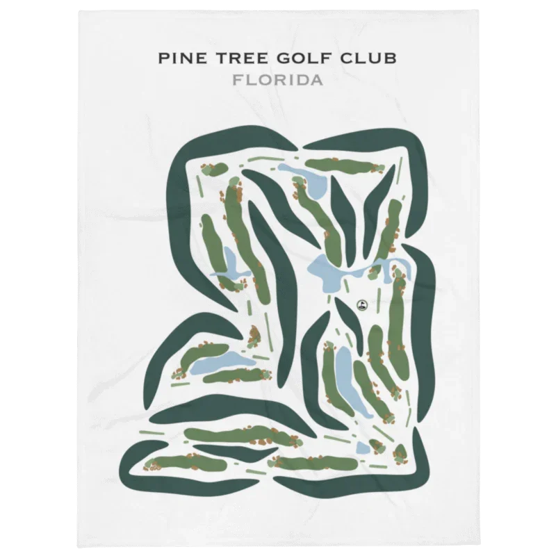 Pine Tree Golf Club, Florida - Printed Golf Courses