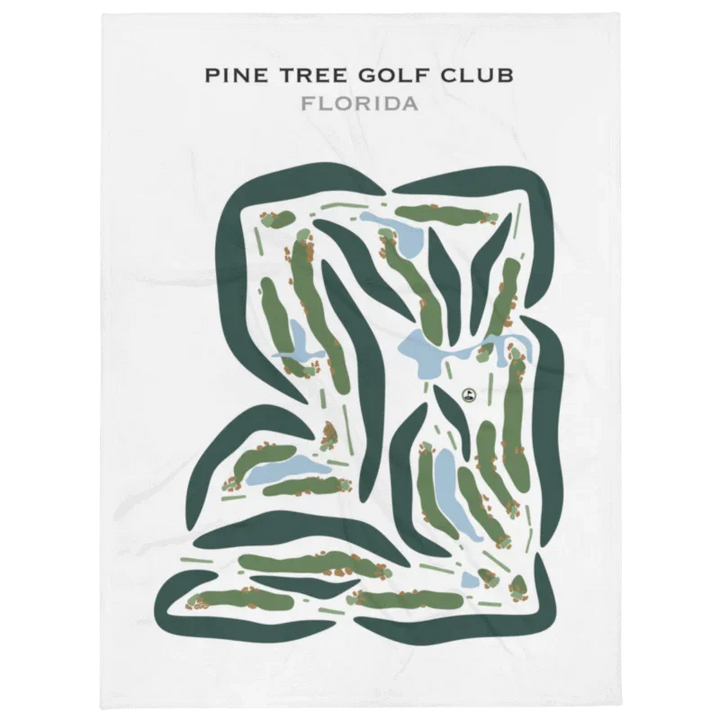 Pine Tree Golf Club, Florida - Printed Golf Courses