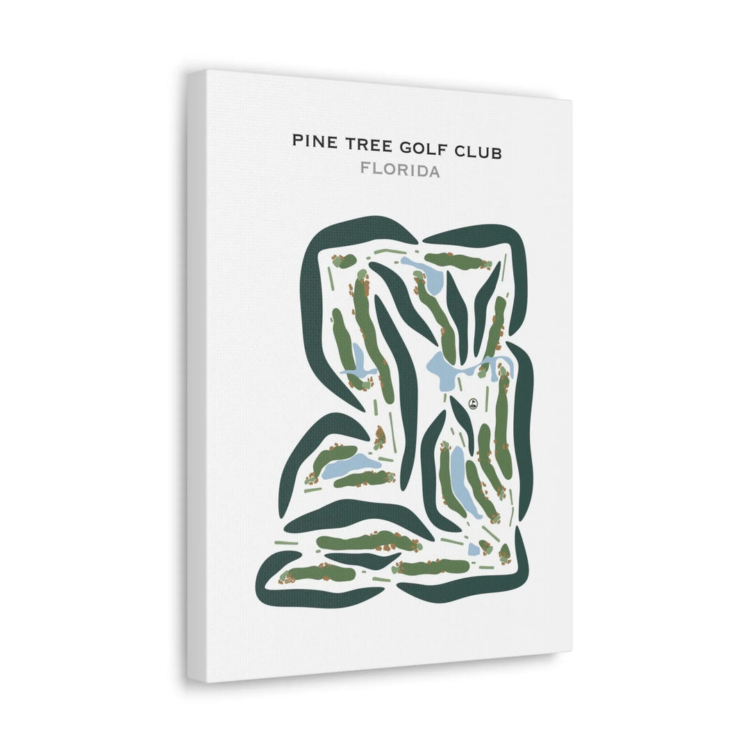 Pine Tree Golf Club, Florida - Printed Golf Courses