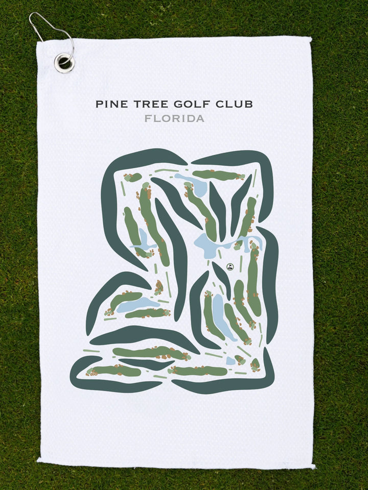 Pine Tree Golf Club, Florida - Printed Golf Courses