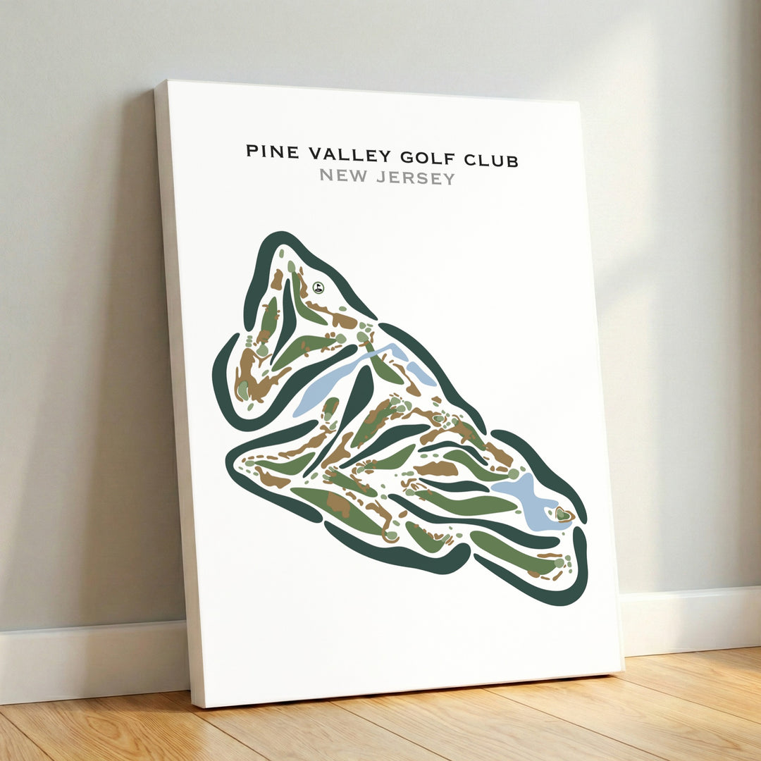 Pine Valley Golf Club, New Jersey - Printed Golf Courses