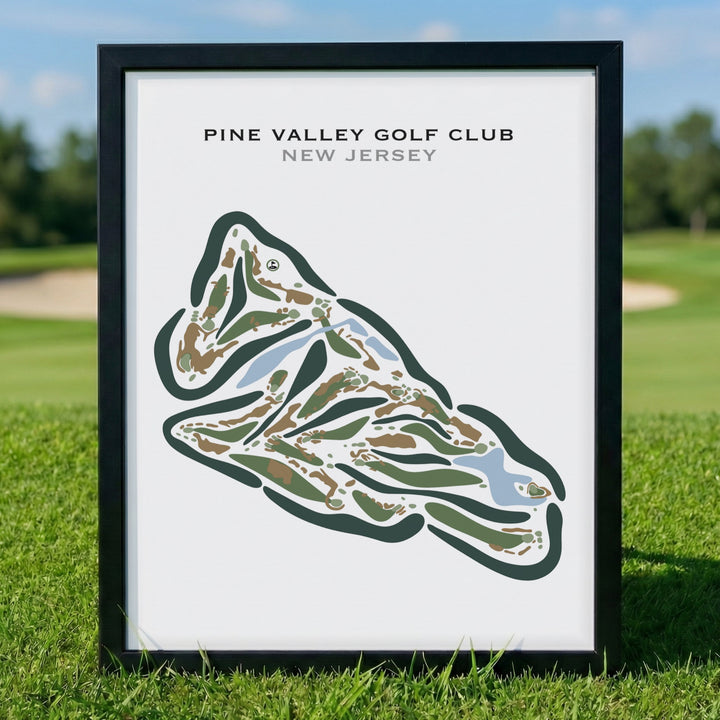 Pine Valley Golf Club, New Jersey - Printed Golf Courses