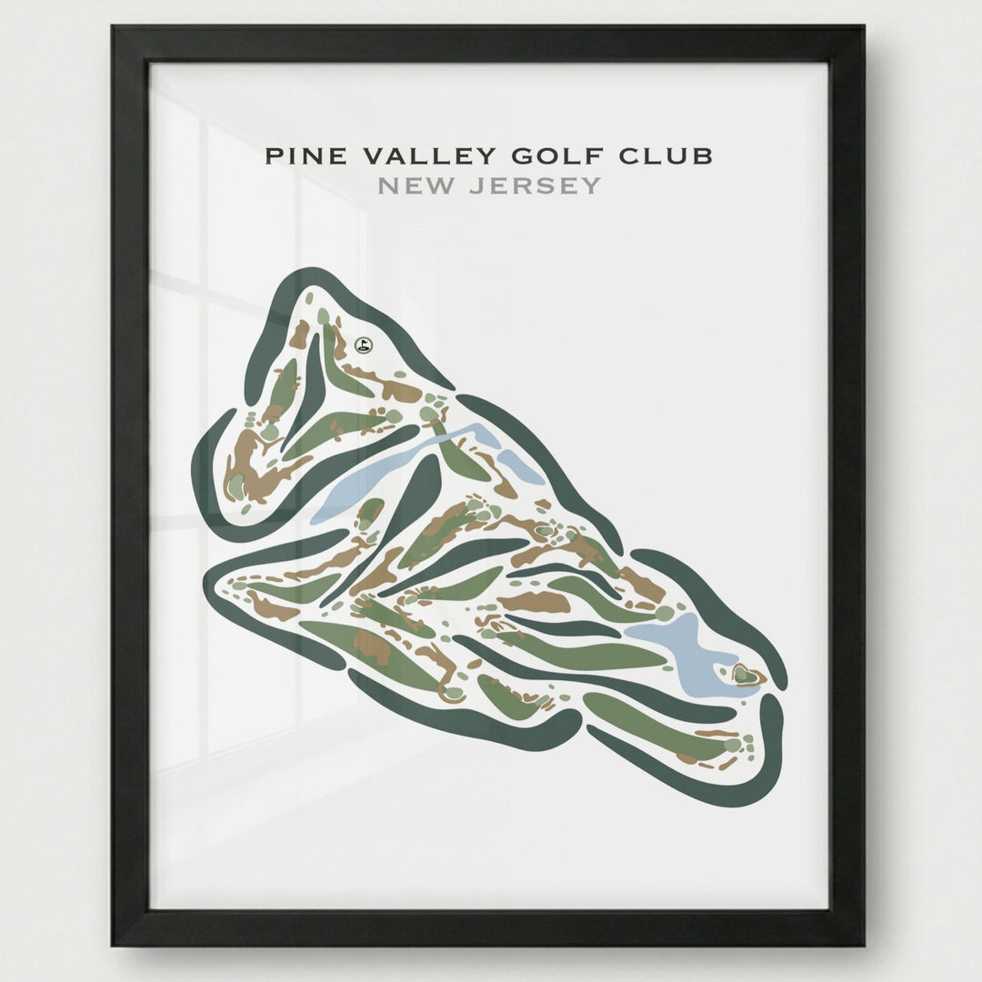 Pine Valley Golf Club, New Jersey - Printed Golf Courses