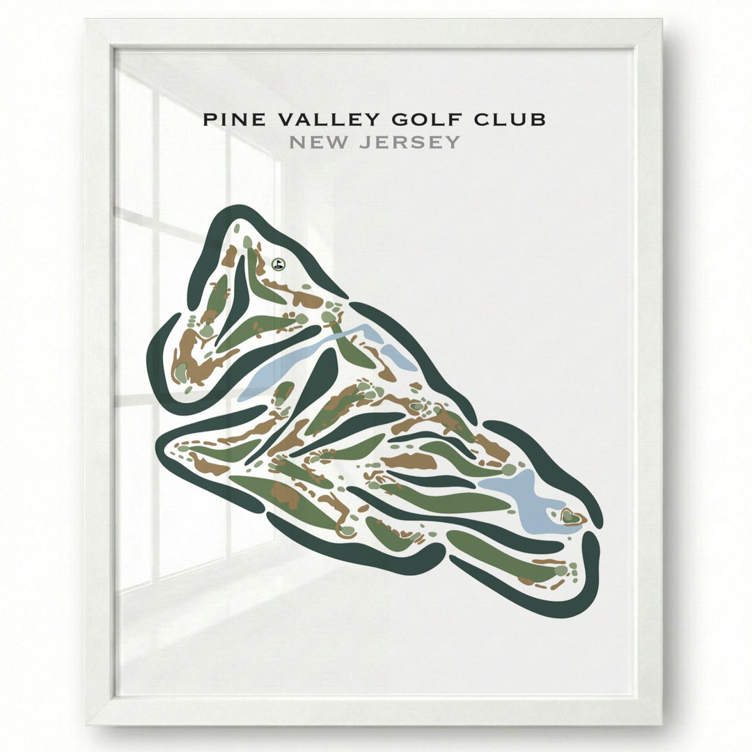 Pine Valley Golf Club, New Jersey - Printed Golf Courses