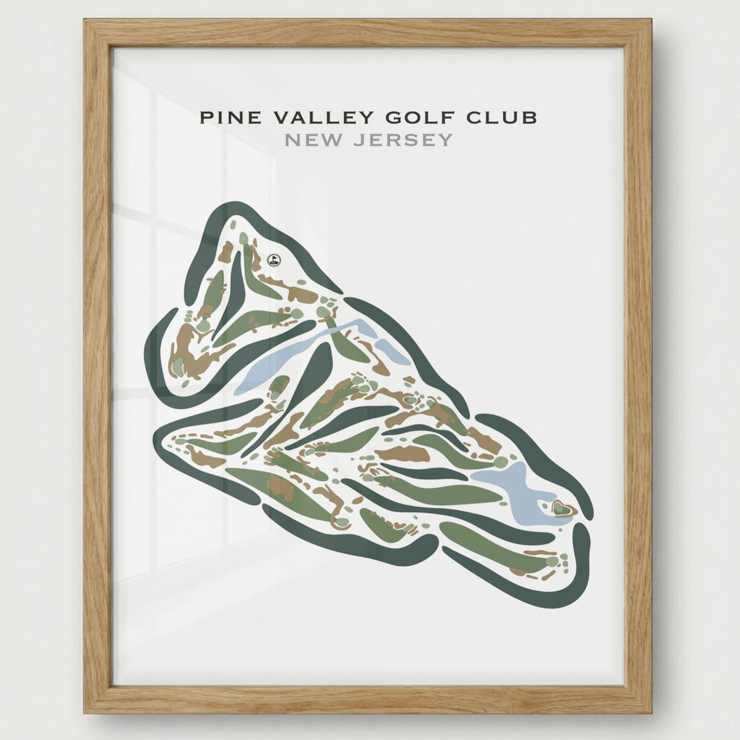 Pine Valley Golf Club, New Jersey - Printed Golf Courses