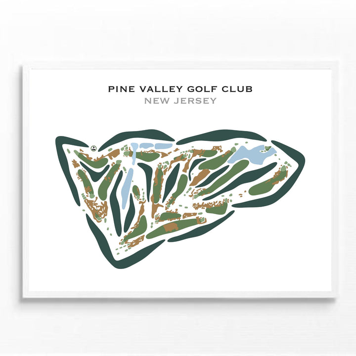 Pine Valley Golf Club, New Jersey - Printed Golf Courses