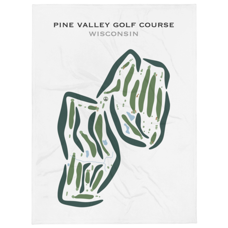 Pine Valley Golf Course, Wisconsin - Printed Golf Courses