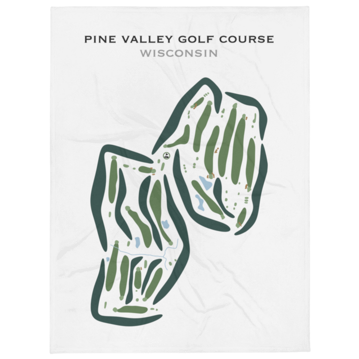 Pine Valley Golf Course, Wisconsin - Printed Golf Courses