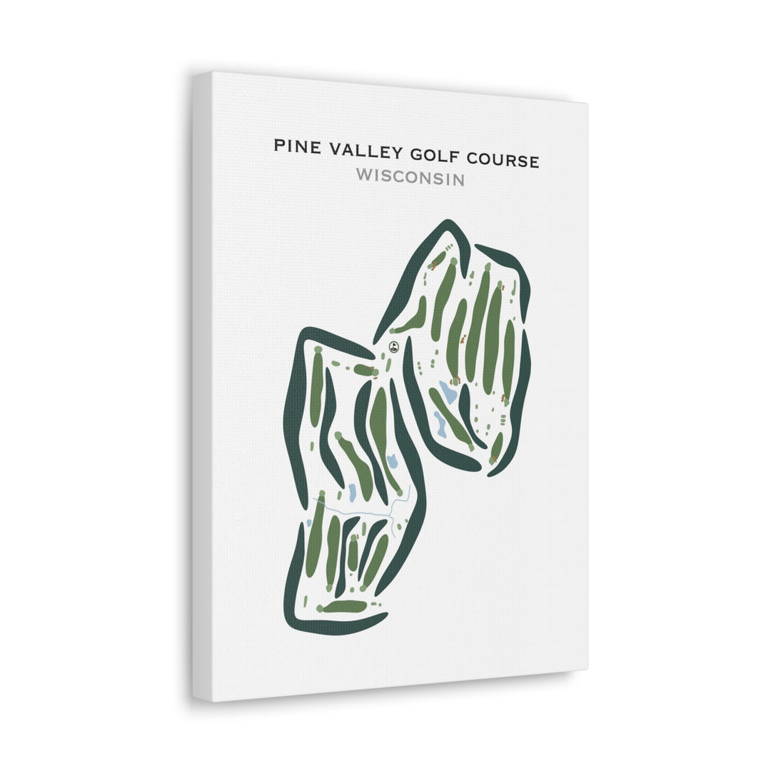 Pine Valley Golf Course, Wisconsin - Printed Golf Courses