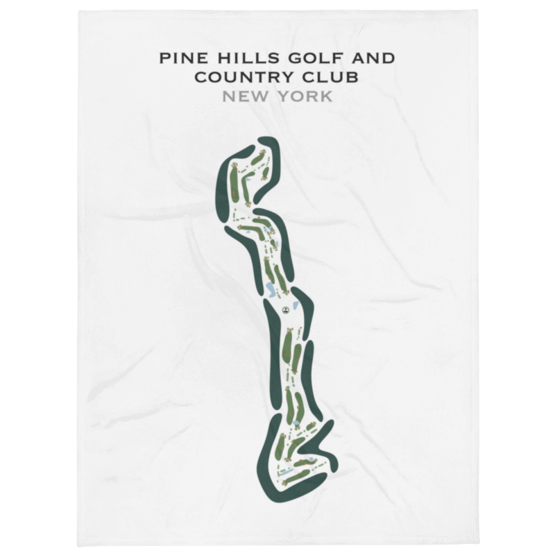 Pine Hills Golf and Country Club, New York - Printed Golf Courses