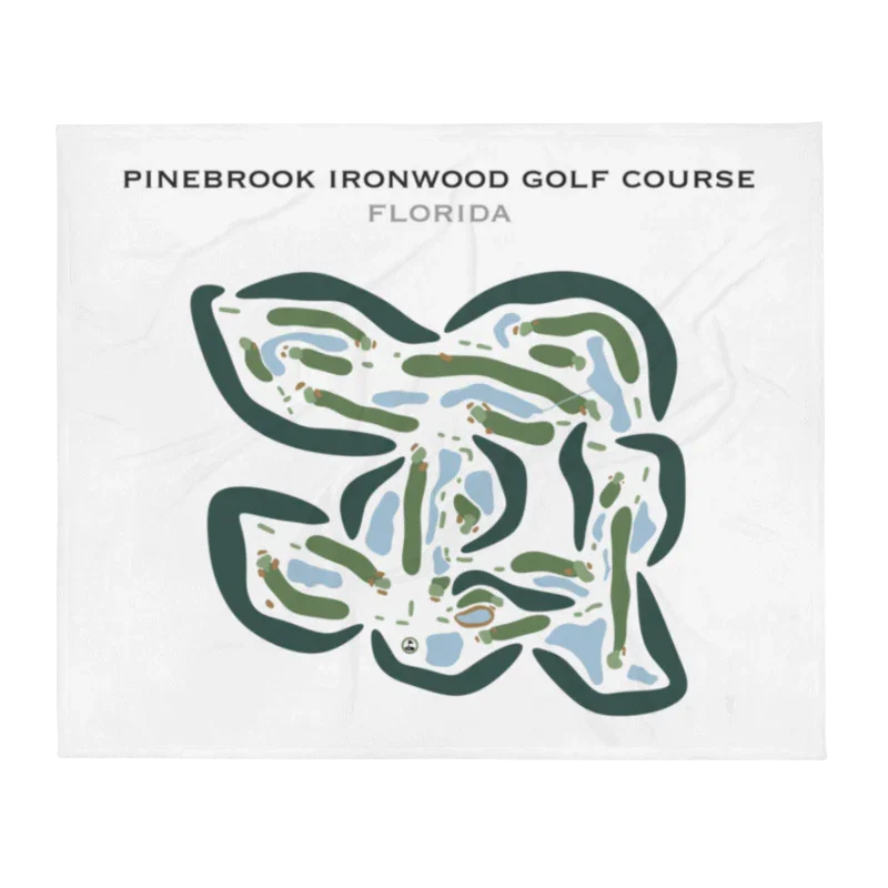 Pinebrook Ironwood Golf Course, Florida  - Printed Golf Courses