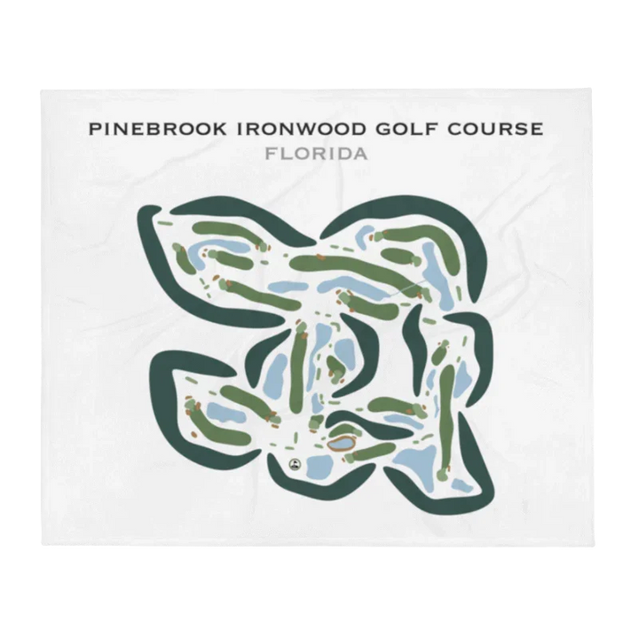 Pinebrook Ironwood Golf Course, Florida  - Printed Golf Courses