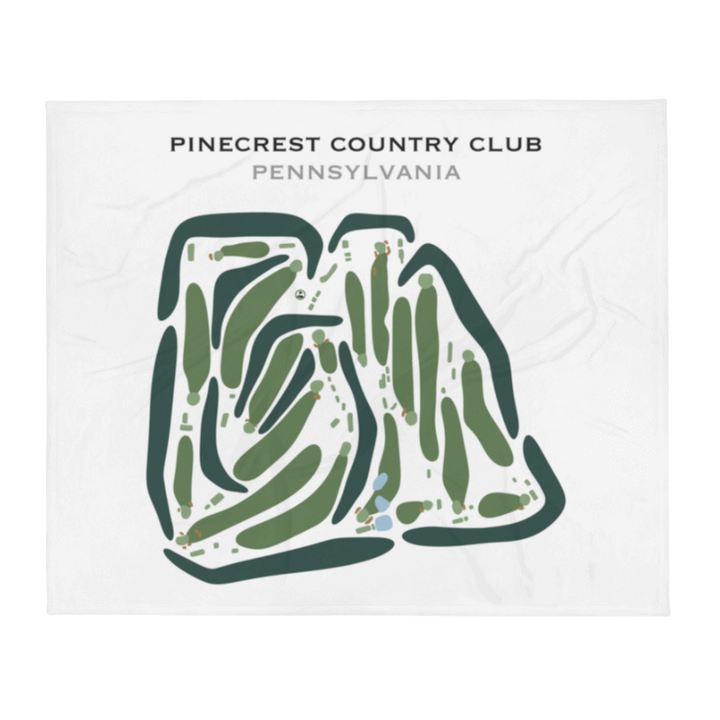 Pinecrest Country Club, Pennsylvania - Printed Golf Courses