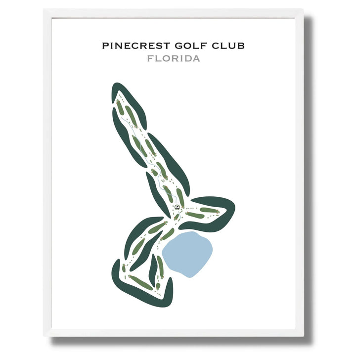 Pinecrest Golf Club, Florida  - Printed Golf Courses