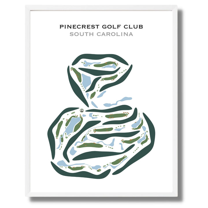 Pinecrest Golf Club, South Carolina - Printed Golf Courses