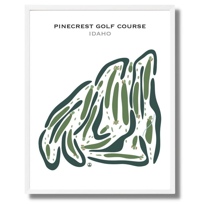 Pinecrest Golf Course, Idaho - Printed Golf Courses - Golf Course Prints