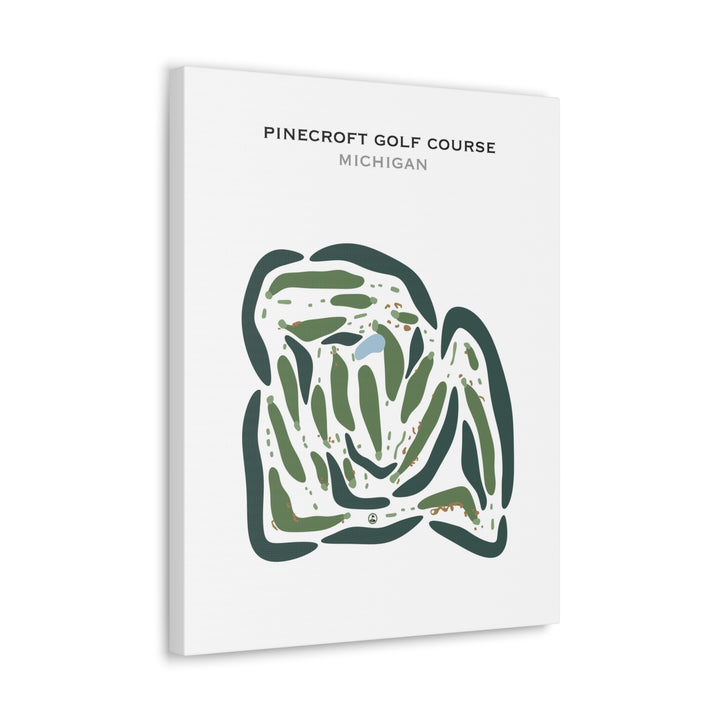 Pinecroft Golf Course, Michigan - Printed Golf Courses