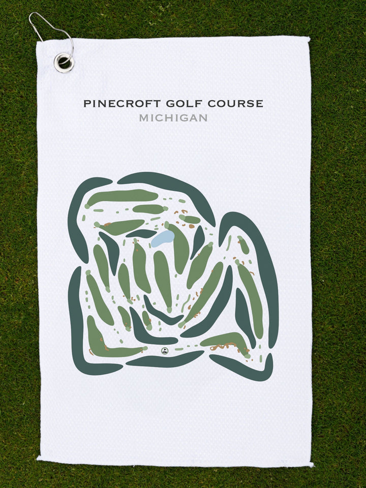 Pinecroft Golf Course, Michigan - Printed Golf Courses