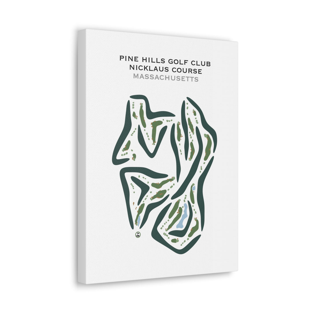 Pinehills Golf Club - Nicklaus Course, Massachusetts - Printed Golf Courses