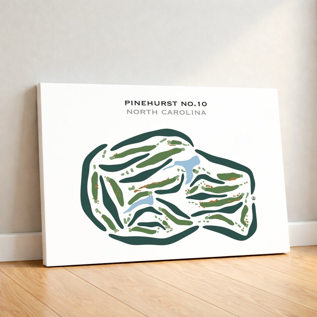 Pinehurst No. 10, North Carolina - Printed Golf Courses