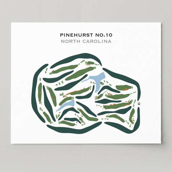 Pinehurst No. 10, North Carolina - Printed Golf Courses