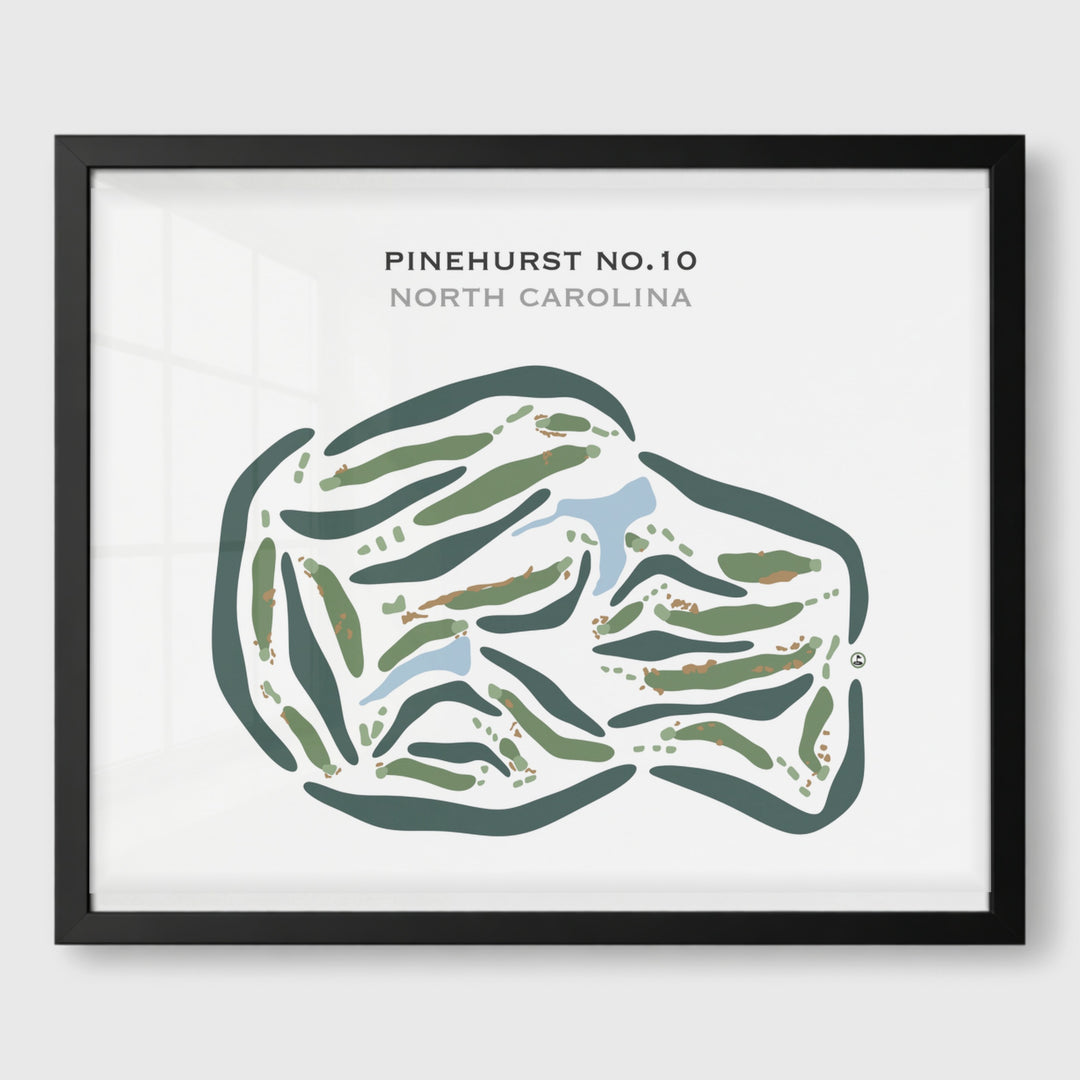 Pinehurst No. 10, North Carolina - Printed Golf Courses