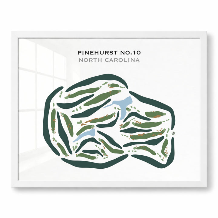 Pinehurst No. 10, North Carolina - Printed Golf Courses