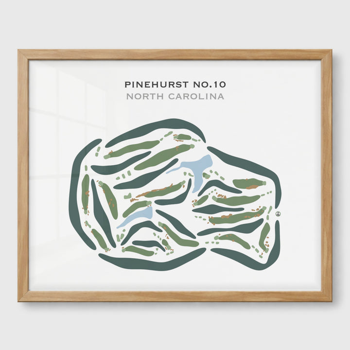 Pinehurst No. 10, North Carolina - Printed Golf Courses