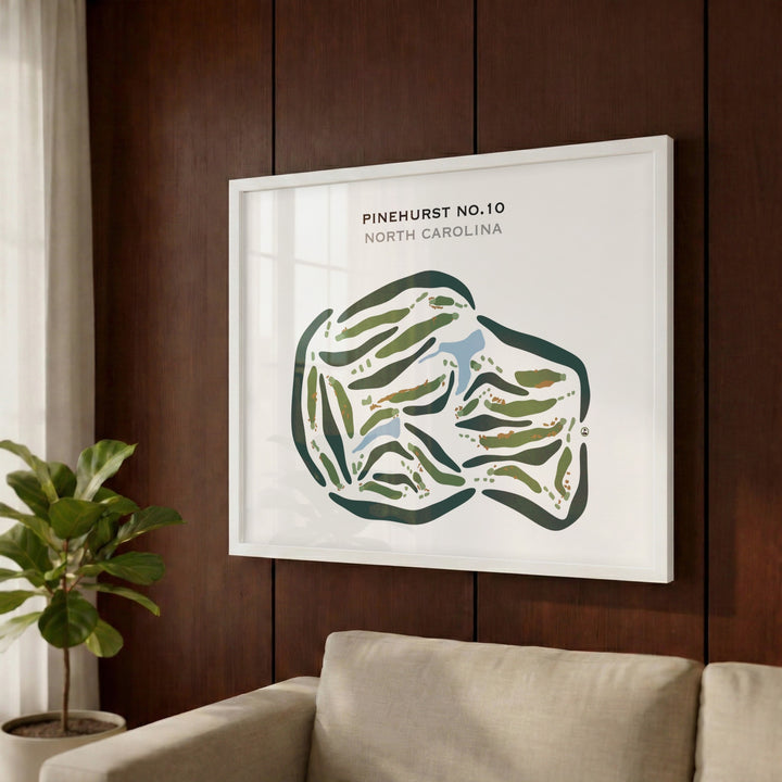 Pinehurst No. 10, North Carolina - Printed Golf Courses