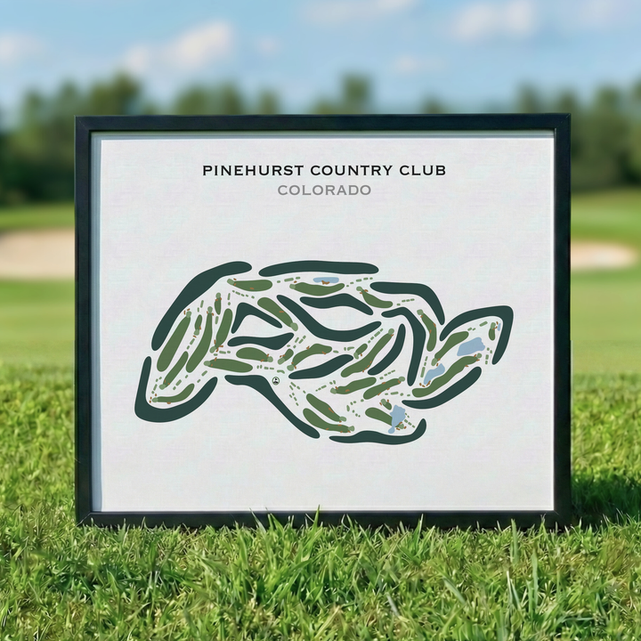 Pinehurst Country Club, Colorado - Printed Golf Courses