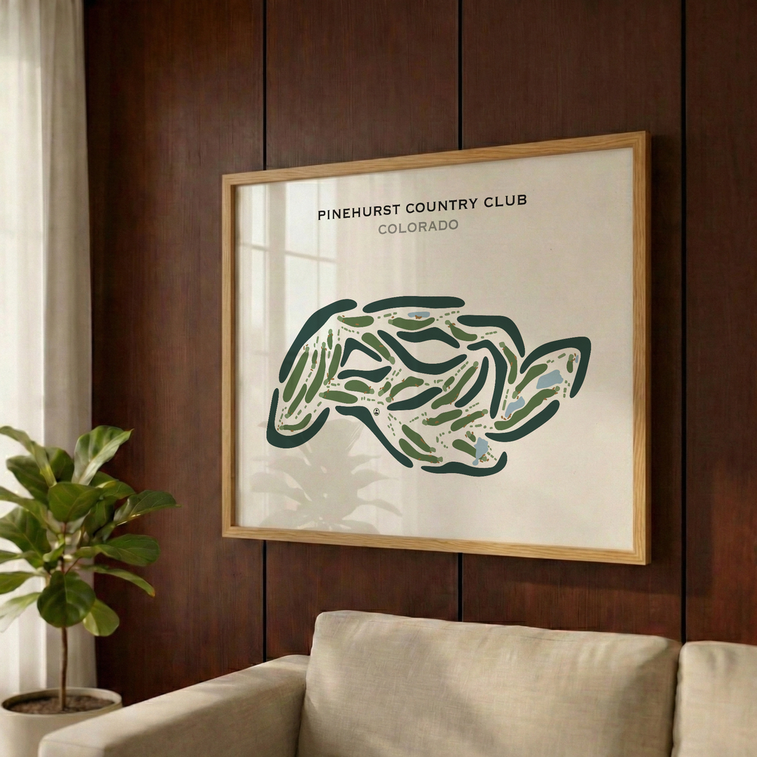 Pinehurst Country Club, Colorado - Printed Golf Courses