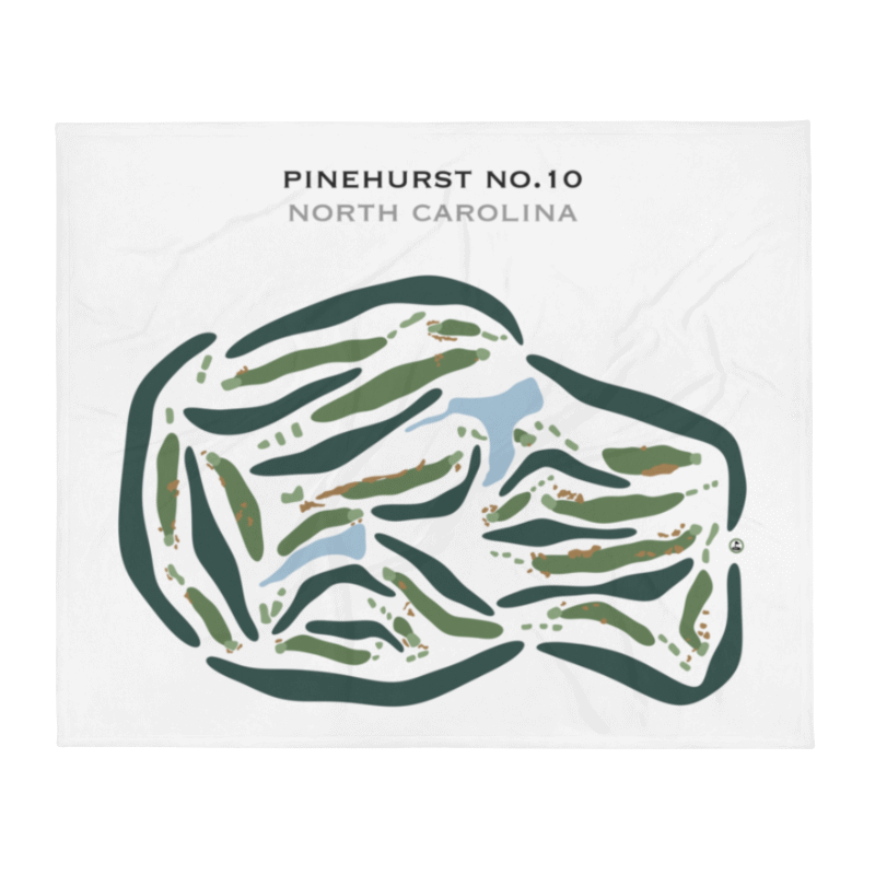 Pinehurst No. 10, North Carolina - Printed Golf Courses