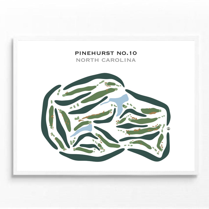 Pinehurst No. 10, North Carolina - Printed Golf Courses