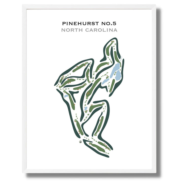 Pinehurst No.5 Golf Course, North Carolina - Golf Course Prints