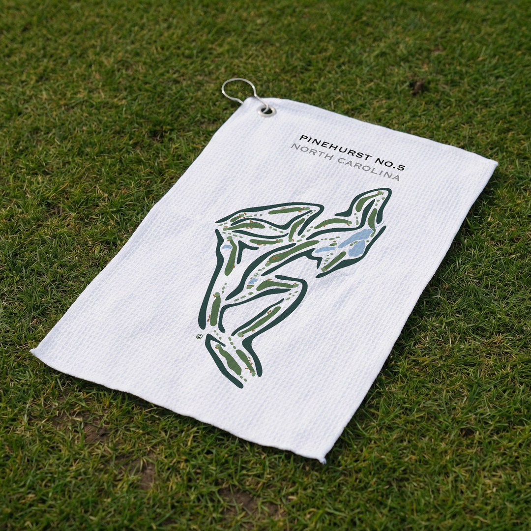 Pinehurst No.5 Golf Course, North Carolina - Printed Golf Course