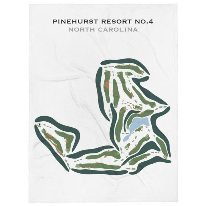 Pinehurst Golf Course No. 4, North Carolina - Printed Golf Courses - Golf Course Prints
