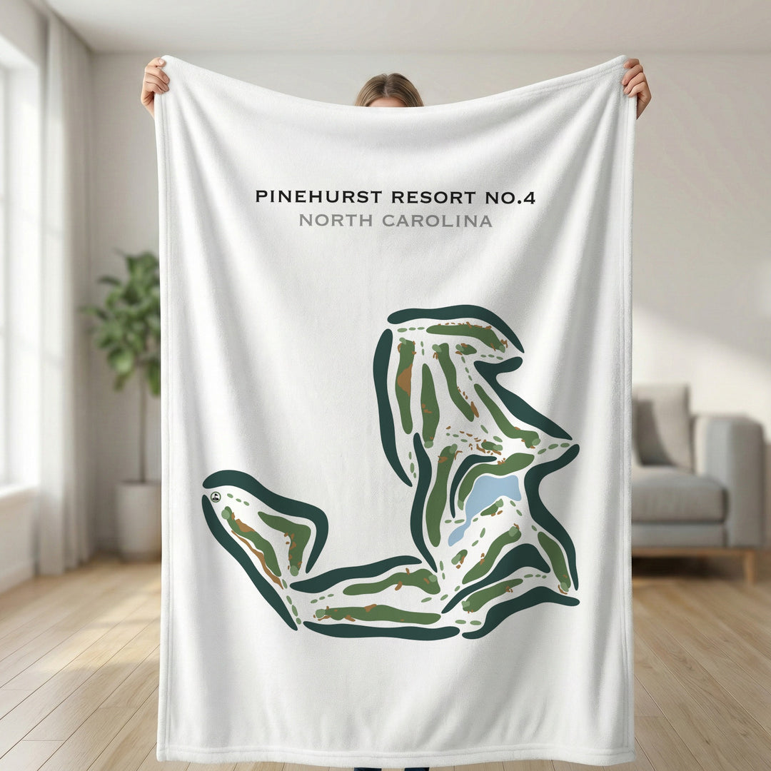 Pinehurst Golf Course No. 4, North Carolina - Printed Golf Courses