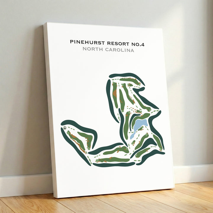 Pinehurst Golf Course No. 4, North Carolina - Printed Golf Courses