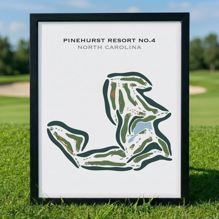 Pinehurst Golf Course No. 4, North Carolina - Printed Golf Courses
