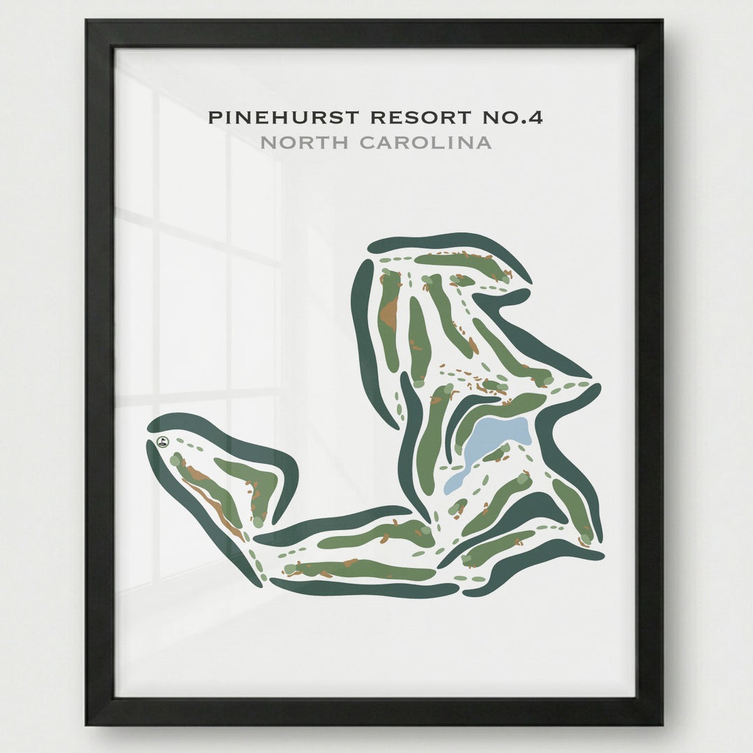 Pinehurst Golf Course No. 4, North Carolina - Printed Golf Courses