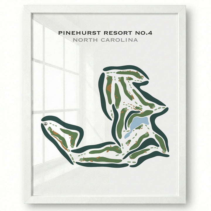 Pinehurst Golf Course No. 4, North Carolina - Printed Golf Courses